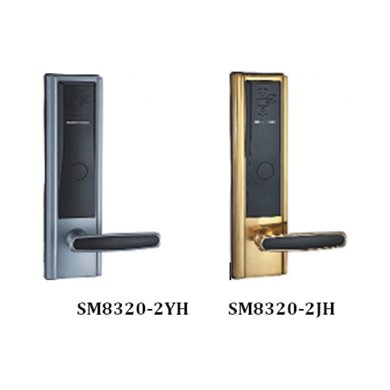 Secumax SM8320 Black Glass Hotel Smart Lock
